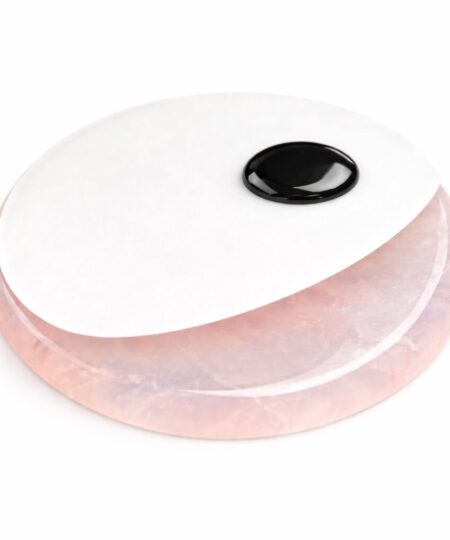 Matt round sticker