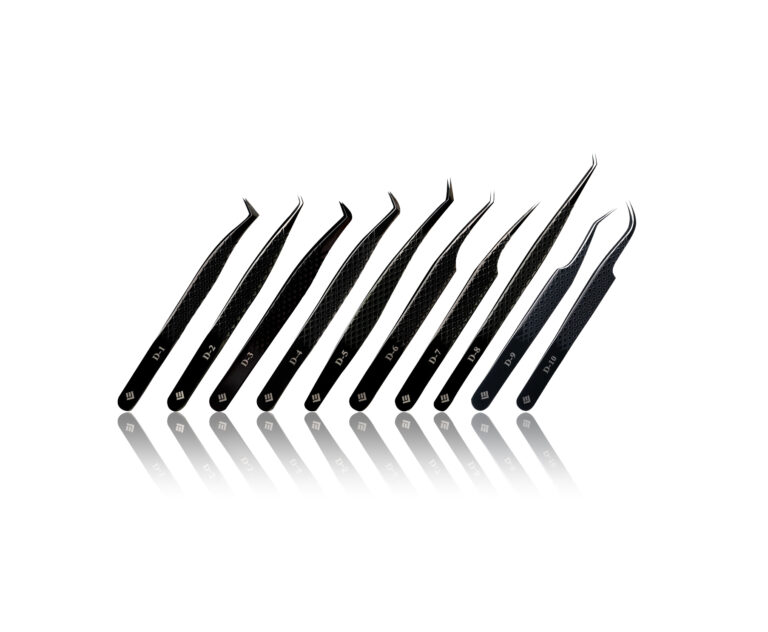 Premium Eyelash Extension Tweezers, diamond eyelash extension tweezers