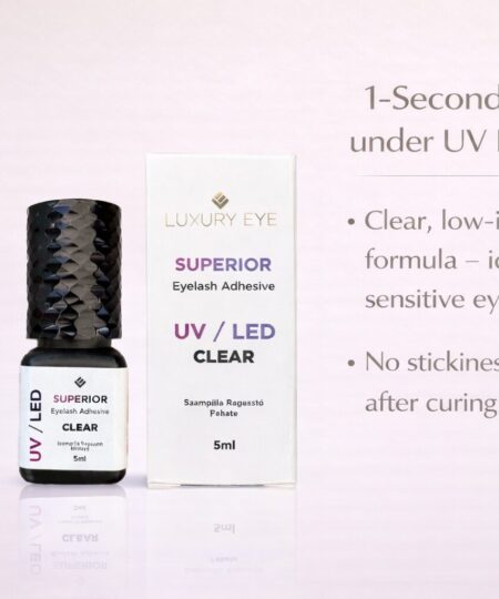 lash glue uv clear
