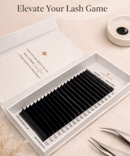 Black laser eyelash