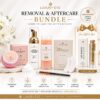 Luxury Eye Removal & Aftercare Bundle including Strawberry Cream Glue Remover, Gentle Lash & Brow Foam Cleanser, Disposable Micro Swabs, Comfort Eye Patches and FREE Vanilla Lip Balm for professional eyelash extension removal and aftercare.